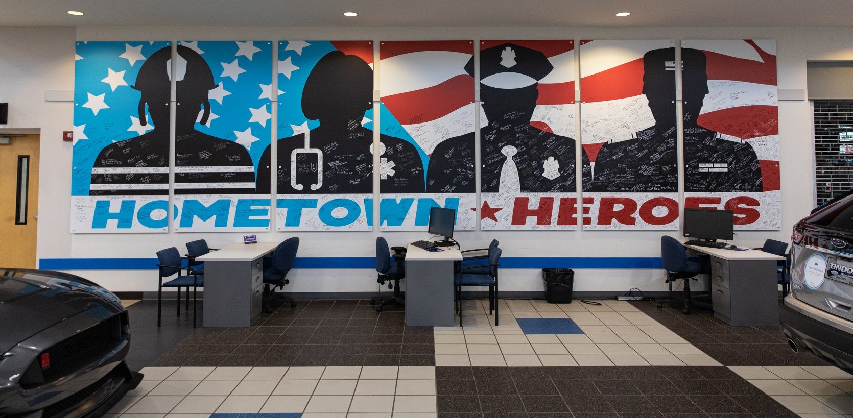 Tindol Salutes Military and First Responders in Gastonia, NC