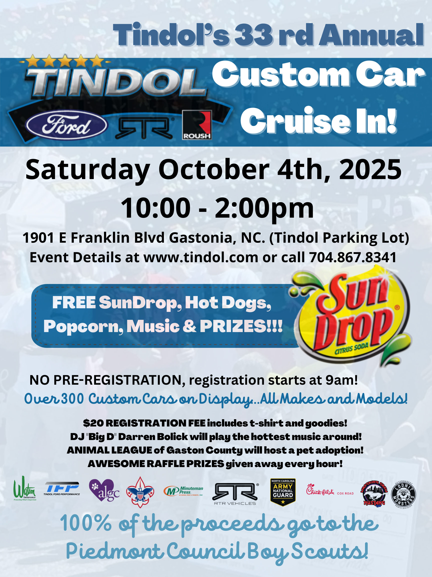 Tindol's 33rd Annual Cruise Gastonia NC