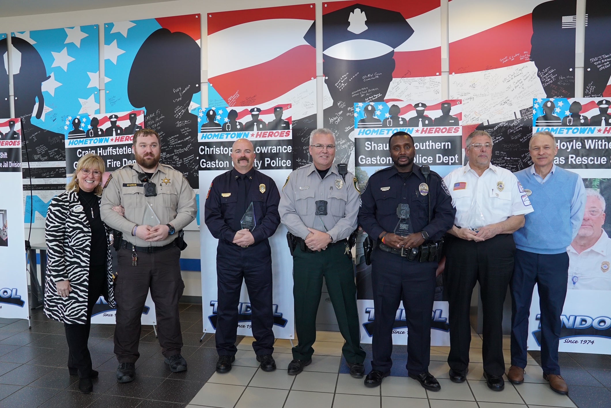 2021 Hometown Heroes Celebration for First Responders in Gastonia, NC